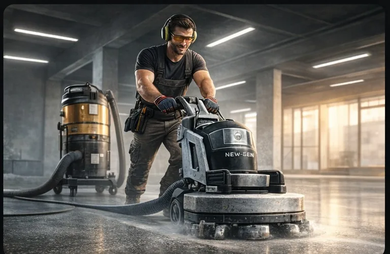 Posadzka betonowa - efekt satyna